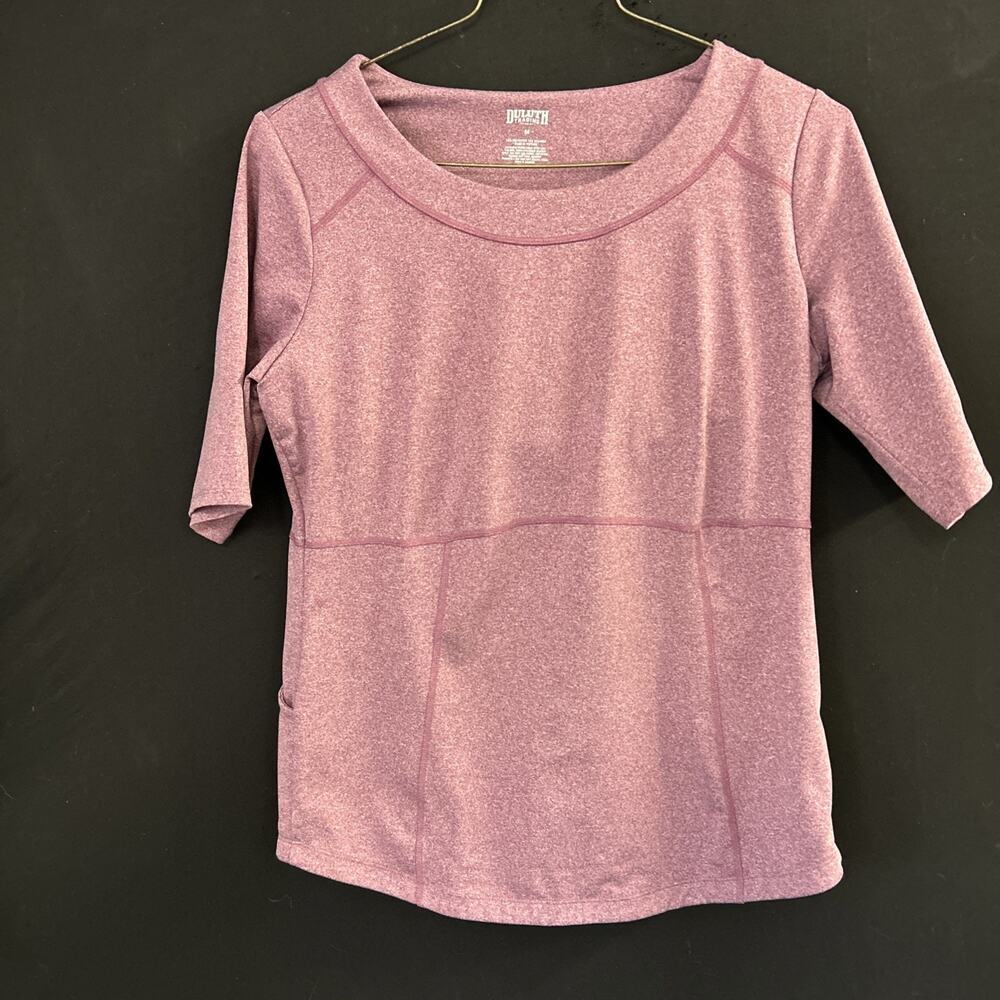 Duluth Trading Womens Size M Grow Getter Top Purple cycling top Garden work top